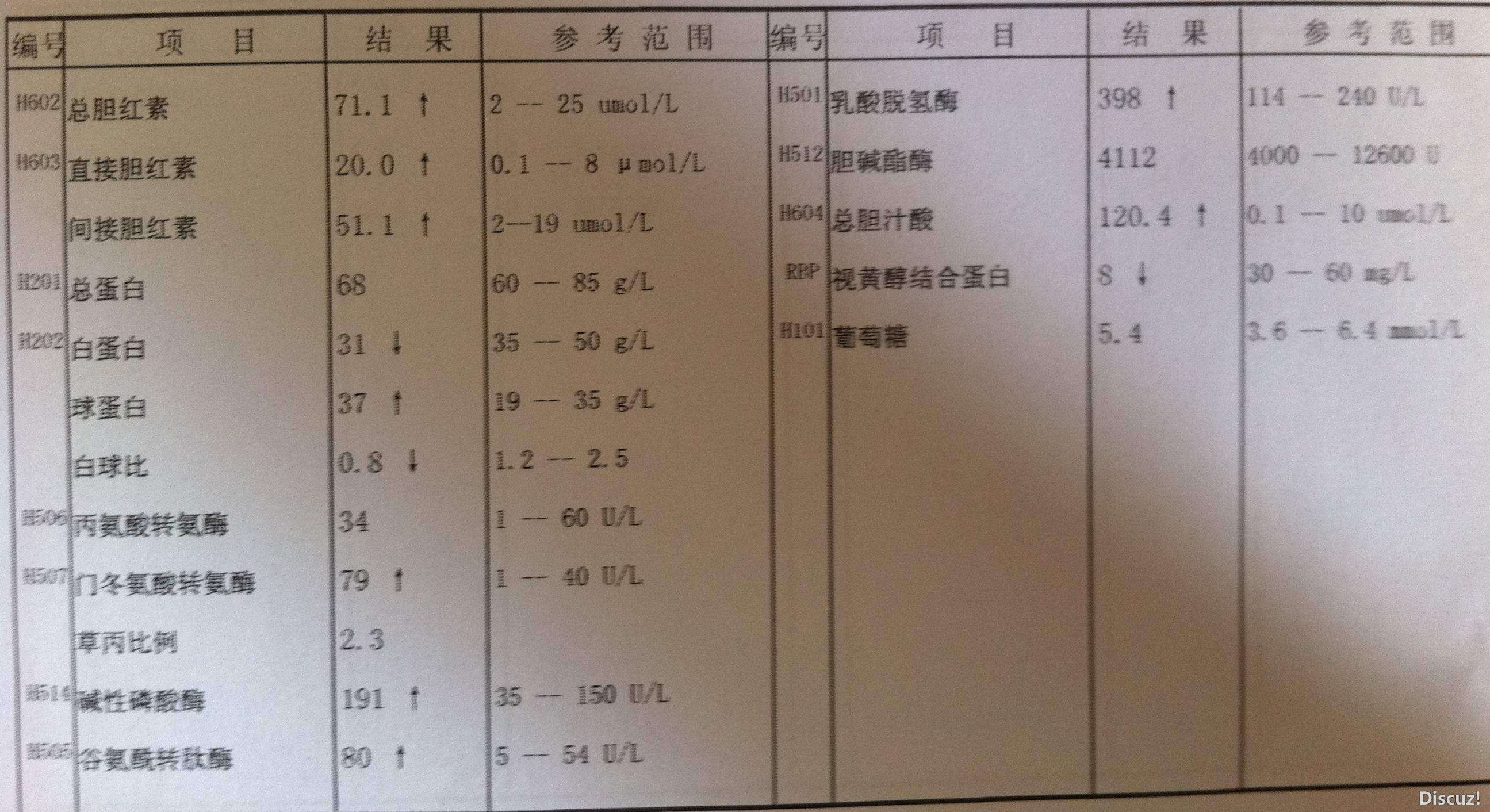 血常规报告